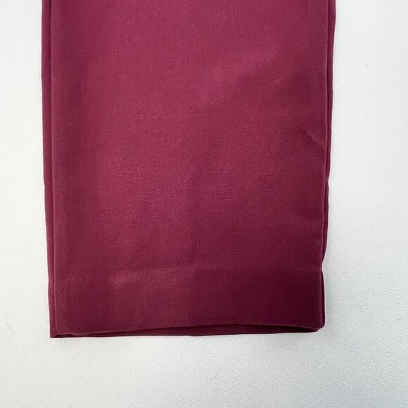 Old Navy Womens Harper Cropped Straight Leg Dress Pants Wine Sz 14 New - Picture 5 of 10